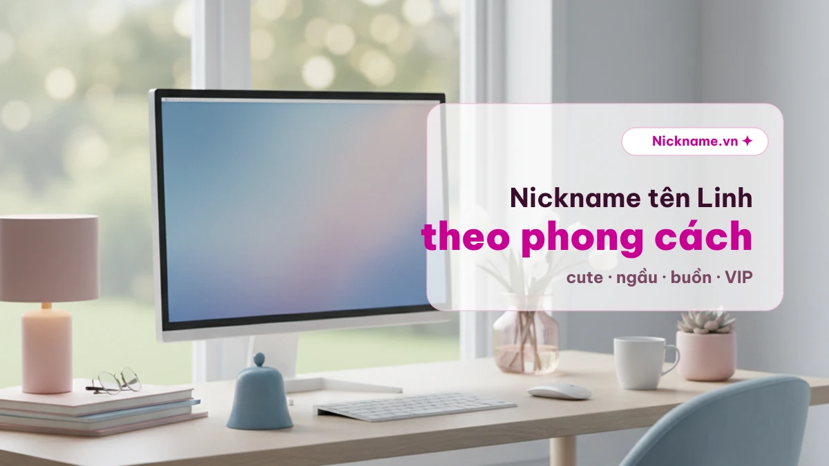Nickname tên Linh theo phong cách cute, ngầu và VIP