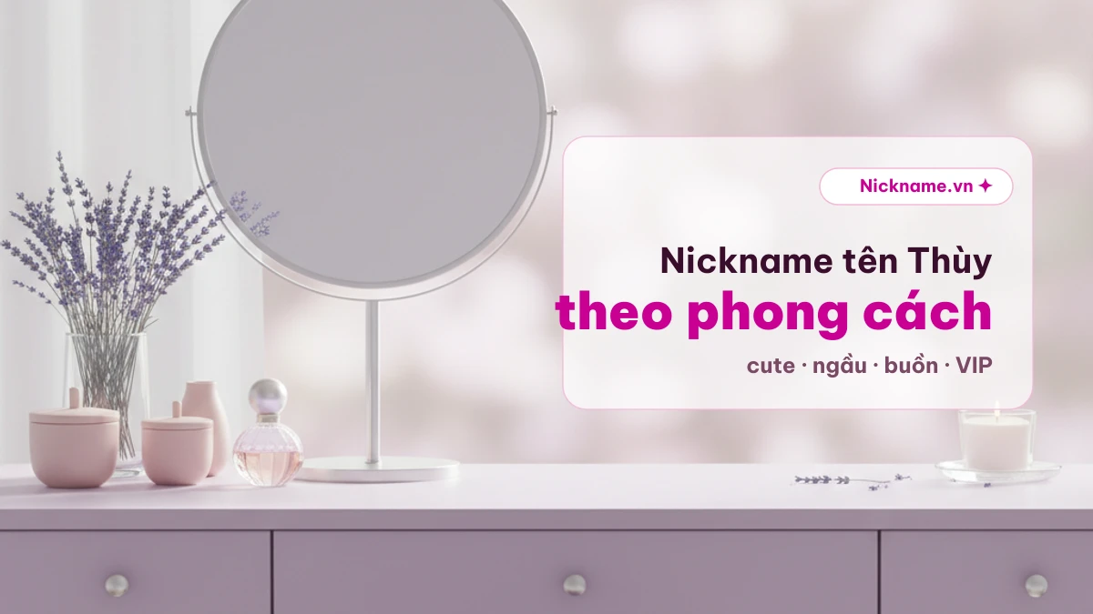 Nickname tên Thùy theo phong cách cute, ngầu và VIP