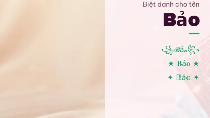Biệt Danh Cho Tên Bảo 2026 💎 176+ Mẫu Ngầu Miễn Phí