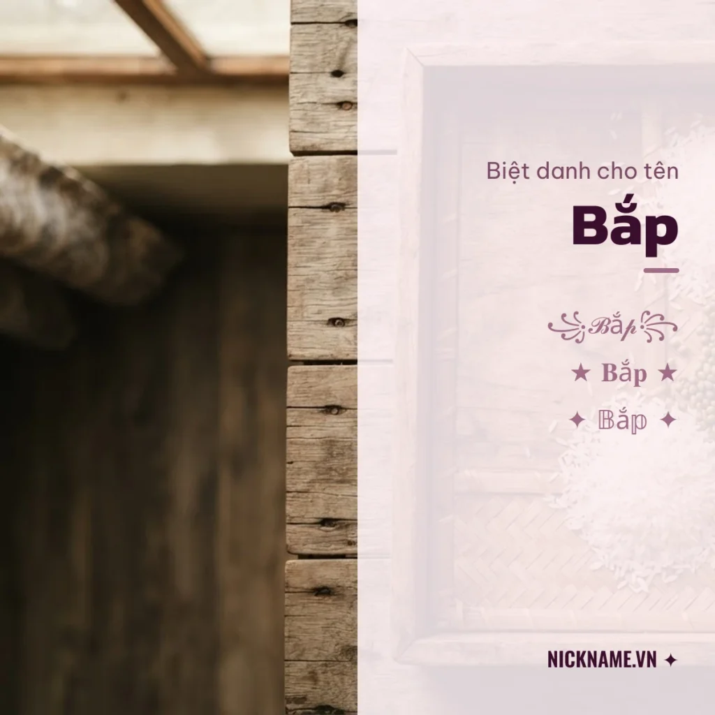 Biệt Danh Cho Tên Bắp 2026 🌽 164+ Mẫu Cute Miễn Phí