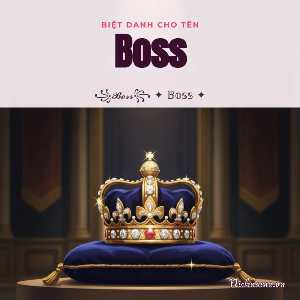 Biệt Danh Cho Tên Boss 2026 👑 133+ Mẫu Ngầu Miễn Phí
