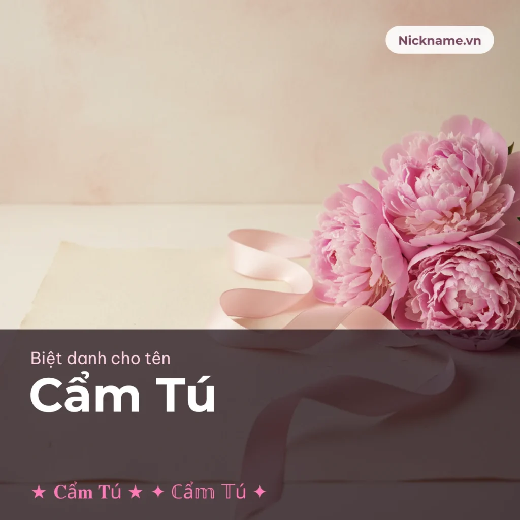 Biệt Danh Cho Tên Cẩm Tú 2026 🌺 138+ Mẫu Đẹp Miễn Phí