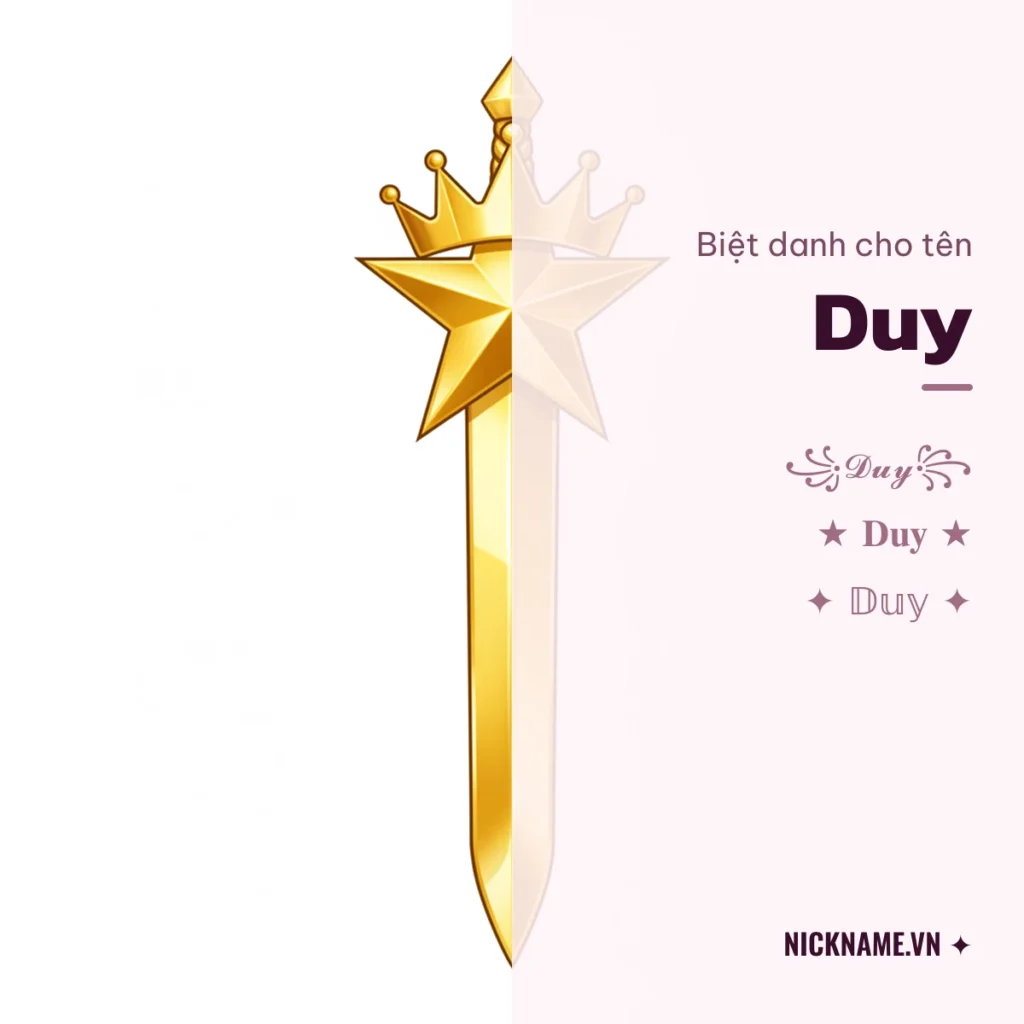 Biệt Danh Cho Tên Duy 2026 ⭐ 139+ Mẫu Ngầu Miễn Phí