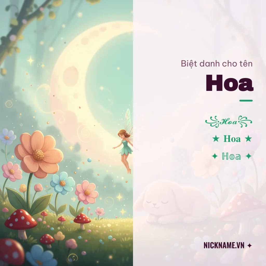 Biệt Danh Cho Tên Hoa 2026 🌼 136+ Mẫu Đẹp Miễn Phí