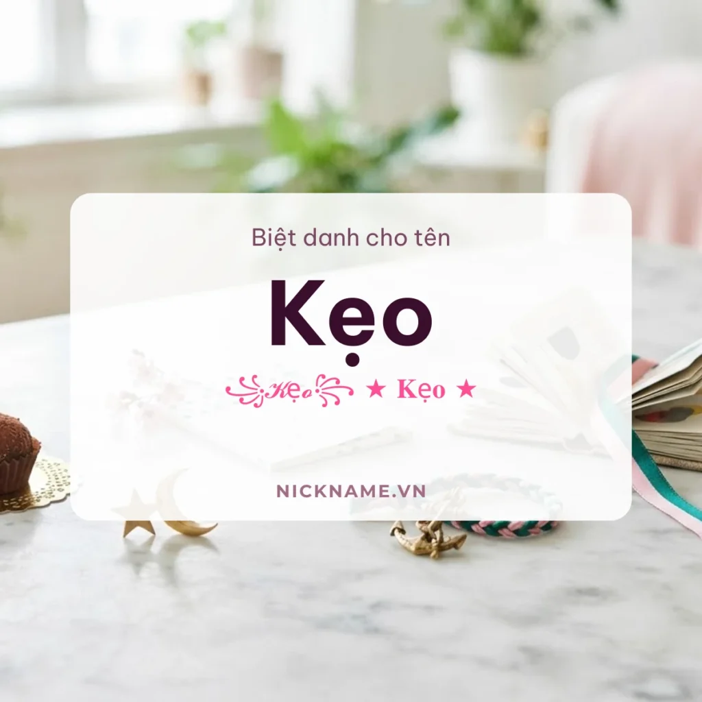 Biệt Danh Cho Tên Kẹo 2026 🍬 165+ Mẫu Cute Miễn Phí