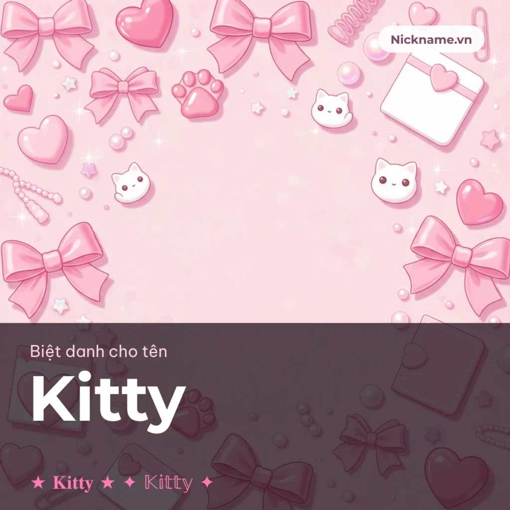 Biệt Danh Cho Tên Kitty 2026 🎀 146+ Mẫu Cute Miễn Phí
