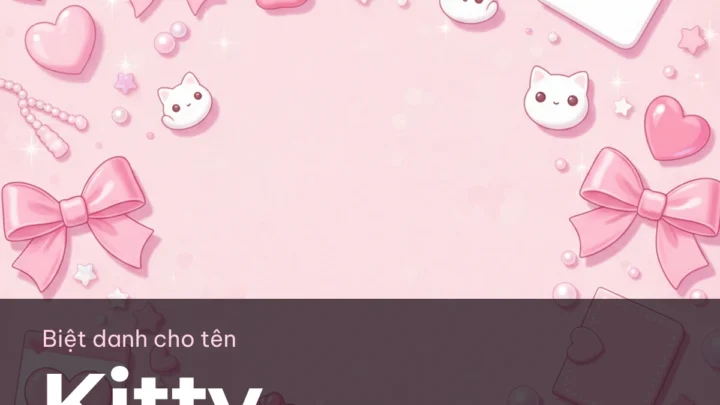 Biệt Danh Cho Tên Kitty 2026 🎀 146+ Mẫu Cute Miễn Phí