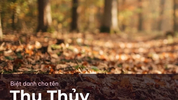 Biệt Danh Cho Tên Thu Thủy 2026 🍂 149+ Mẫu Đẹp Miễn Phí