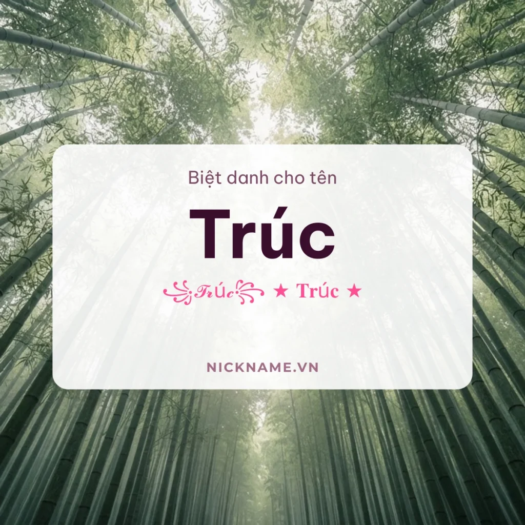 Biệt Danh Cho Tên Trúc 2026 🎋 131+ Mẫu Đẹp Miễn Phí