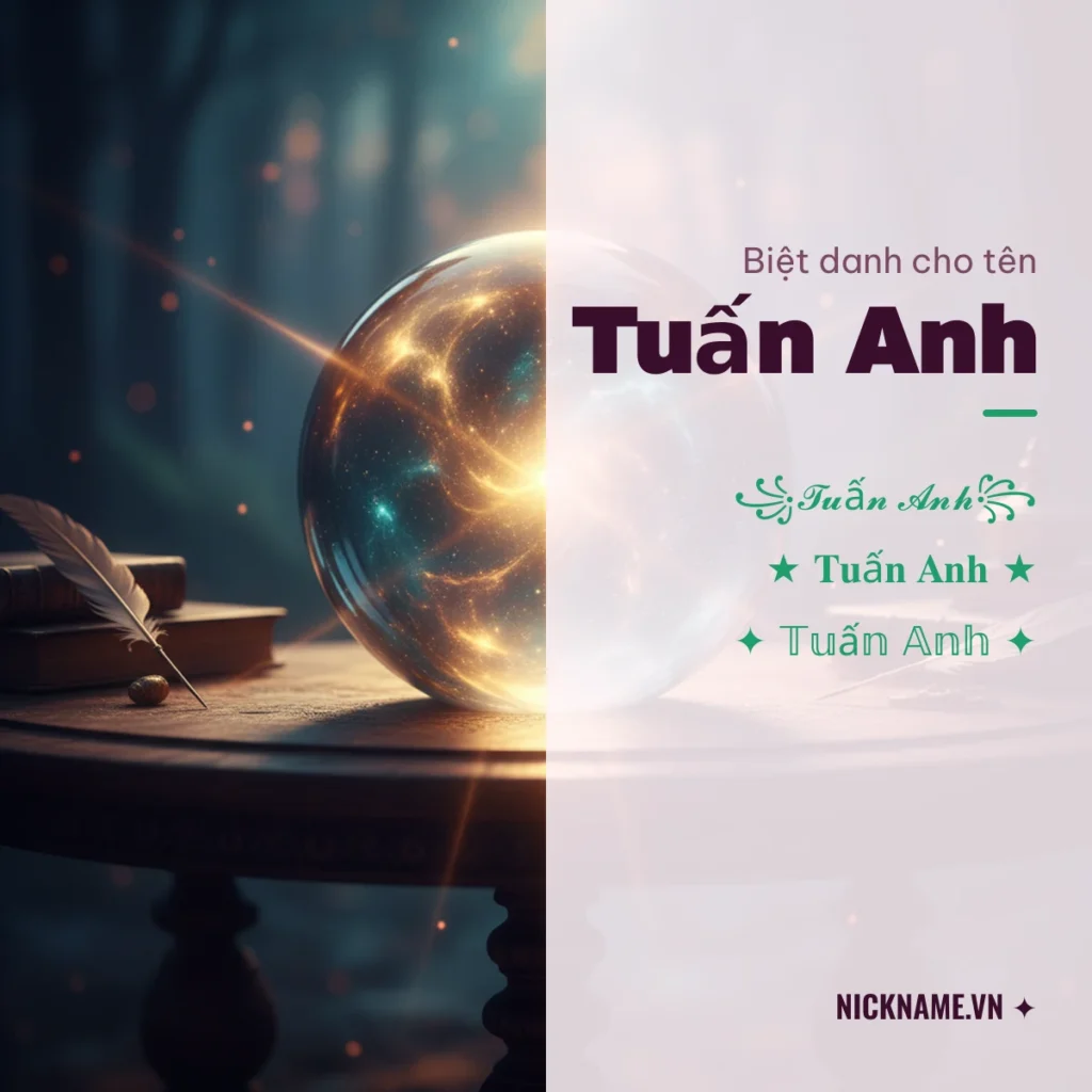 Biệt Danh Cho Tên Tuấn Anh 2026 ⭐ 145+ Mẫu Ngầu Miễn Phí