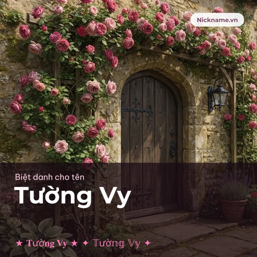 Biệt Danh Cho Tên Tường Vy 2026 🌹 133+ Mẫu Đẹp Miễn Phí