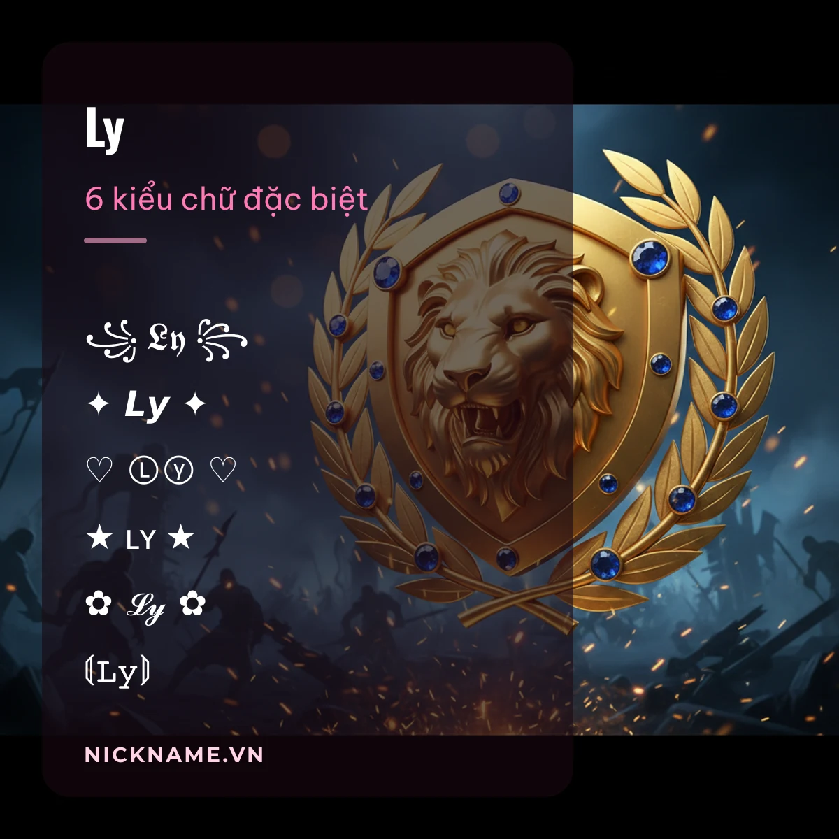 Tên Ly kí tự đặc biệt: 6 kiểu chữ Unicode để chép