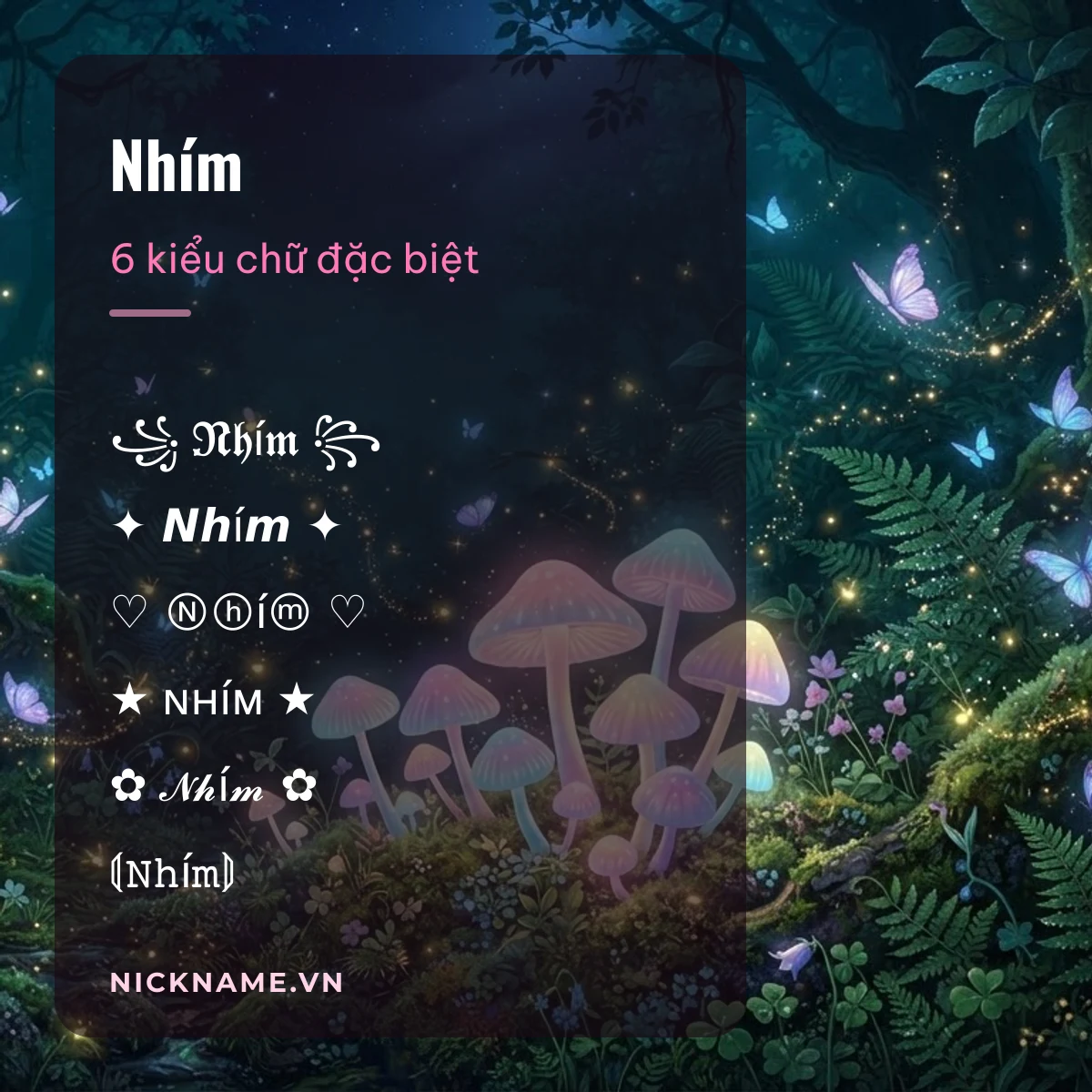 Tên Nhím kí tự đặc biệt: 6 kiểu chữ Unicode để chép